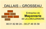 DALLAIS - GROSSEAU - maçon - LIMOUZINIERE 44310